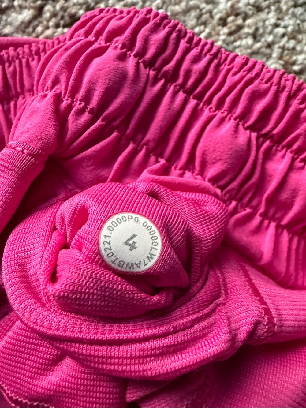 lululemon athletica Bright Pink Athletic Shorts - Picture 4 of 4